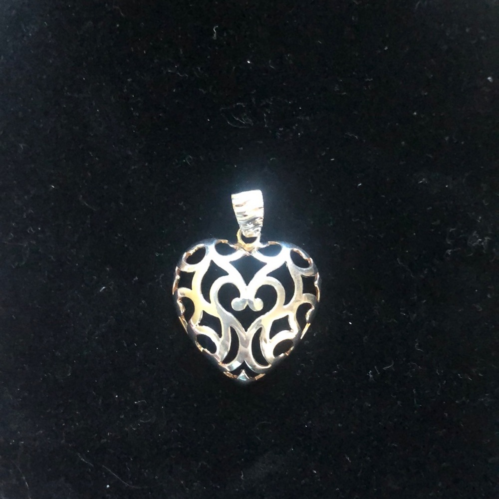 Milor Sterling Silver Heart Pendant